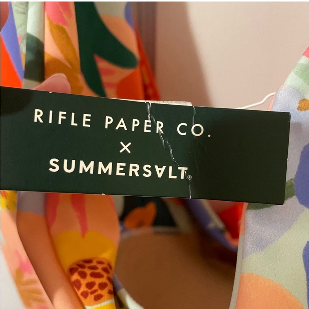 NWT Summersalt x Rifle Paper The Sidestroke Suit